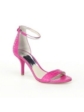 Michael Kors Pink Ankle-Strap Stiletto Sandals